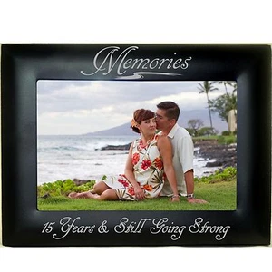Personalized 4x6 5x7 8x10 Picture Frames Custom Anniversary - Weddings Gifts - Picture 1 of 18