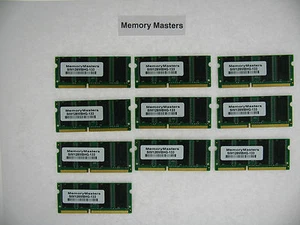 128MB MEMORY 16X64 PC133 7NS 3.3V SDRAM 144 PIN SO DIMM Lot of 10 - Picture 1 of 1
