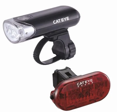 Cateye El135 Front Light & Omni 5 Rear Light Set - Image 1 of 2