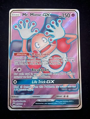 Pokémon Mr. Mime GX156 Celestial Storm NM - Image 1 of 2
