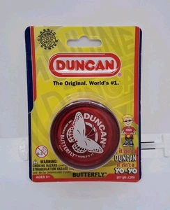 DUNCAN BUTTERFLY YO-YO - THE ORIGINAL WORLDS #1 YOYO - (RED) - BRAND NEW! - Picture 1 of 6