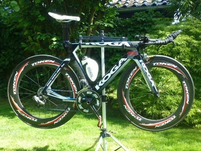 KOGA Zeitfahrrad Triathlon, Farbe schwarz/blau, Größe M, Zustand neuwertig - Bild 1 von 4