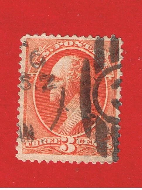 #214  VF used  Washington  w/type "F" cancel - Image 1 of 1