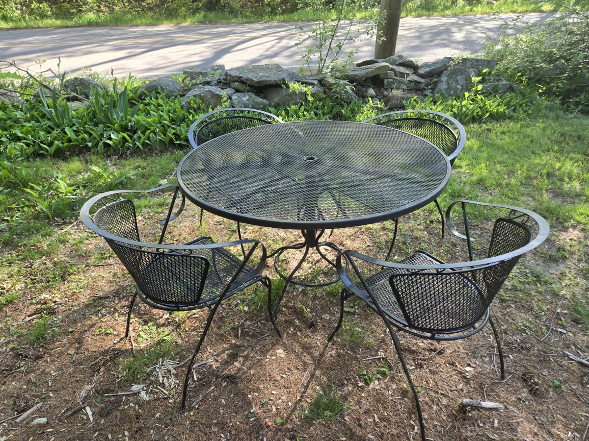 ebay metal garden table and chairs