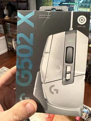 Mouse inalámbrico para juegos Logitech G502 X LIGHTSPEED - blanco Foto 1 de 3