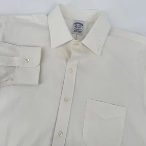 Brooks Brothers Herren Größe (16,5 Ausschnitt - 32 L) Regent Fit Weiß Button Down Hemd - Bild 1 von 6