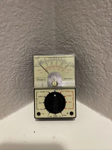 Vintage Sears tragbarer 12 Range Multitester 452.5201 ohne Messleitungen - getestet - Bild 1 von 2
