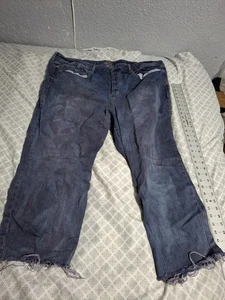 Torrid Feel The Fit High-Rise Straight Leg Jeans Damen Größe 26R Blau Distressed - Bild 1 von 7