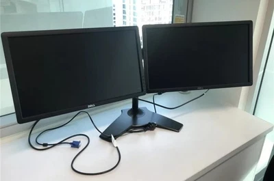 Dual Monitor Dell P2417H 24" IPS WLED FHD 1080p Monitor - Image 1 of 4