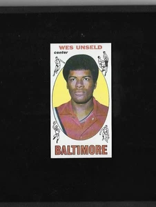 1969 Topps Basketball HOF-#56 Wes Unseld, Baltimore Bullets (R) NM+ very sharp - Picture 1 of 3