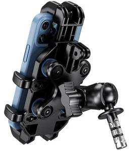 Motorcycle Fork Stem Phone Mount Holder with Vibration Dampener, Heavy Duty C... - Picture 1 of 9