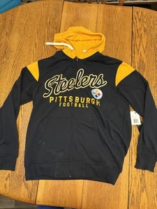 Pittsburgh Steelers Hoodie Jacke Herren Large NFL Football Team Bekleidung Pullover - Bild 1 von 6