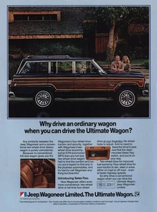 1982 Jeep Wagoneer: Call Wagoneer a Station Wagon Vintage Print Ad - Bild 1 von 1