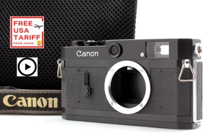 Paint Black [MINT w/ Strap] Canon P Rangefinder 35mm Film Camera Body From JAPAN - Picture 1 of 15