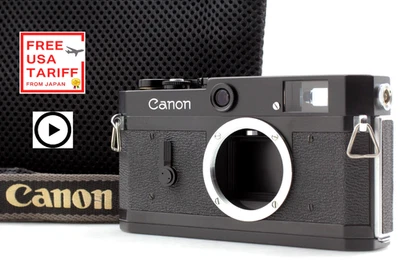 Paint Black [MINT w/ Strap] Canon P Rangefinder 35mm Film Camera Body From JAPAN - Image 1 of 4