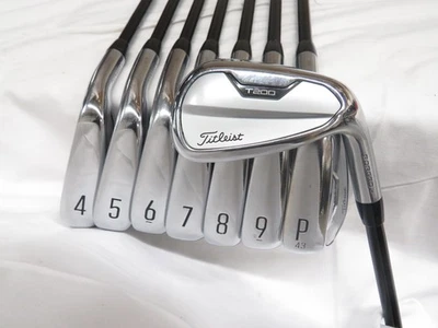 Used Titleist T200 Iron Set 4-PW, 48* Tensei Red Regular Flex Graphite Shafts - Image 1 of 4