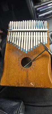 17 Keys kalimba Thumb Piano with Waterproof Hard Protective Case and Hammer. - Image 1 of 4