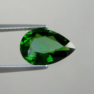 2.31 ct  SIMMERING ULTRA RARE  NATURAL CHROME TOURMALINE  Pear _ See Vdo 6180 MX - Image 1 of 2