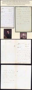Rowland Hill Letter 17 Dec 1841 to PMG about John Arrowsmiths work - Picture 1 of 1