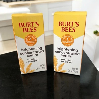 (2) Burt's Bees Brightening Concentrated Serum w/ Vitamin C + Turmeric 0.5oz - Image 1 of 4