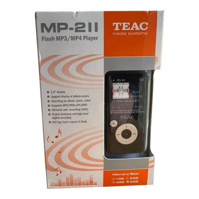 TEAC MP-2II 211 Flash MP3 Player MP4 8GB FM-Radio USB 1,5" Display NEU mit OVP - Bild 1 von 4