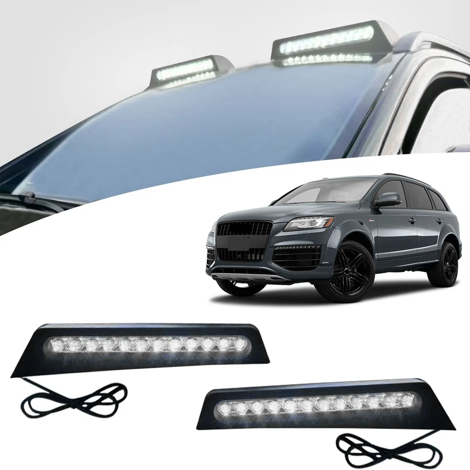 Tapa de luz LED de techo superior con DRL para lámpara de techo AUDI Q7 2007-2015 Foto 1 de 4