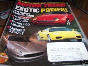 Motor Trend Magazine 8/1999 Hot Italian Muscle 2000 - Bild 1 von 1