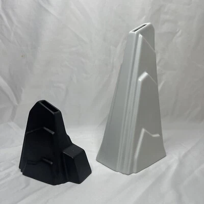 Juego de 2 Jarrones de Cerámica Nórdicos Modernos Estilo Boho ins Jarrón Decorativo Montaña Foto 1 de 4