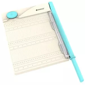 MARIGOLD Paper Cutter Corner Puncher - 12" Paper Guillotine 2-in-1 Paper Trimmer - Picture 1 of 9