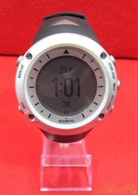 Relógio de quartzo masculino SUUNTO AMBIT mostrador cinza redondo usado do Japão - Imagem 1 de 4