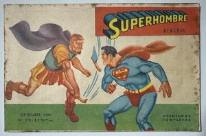 SUPERMAN Nº 105 FRECCIA VERDE SUPERHOMBRE # 270 SPAGNOLO ARGENTINA MUCHNIK 1956 - Foto 1 di 9