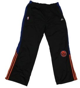 New York Knicks Adidas NBA Basketball Mens Black Break Away Warm Up Pants XL - Picture 1 of 6