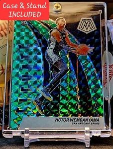 2023-24 Victor Wembanyama ROOKIE Panini Mosaic Elevate GREEN PRIZM RC #18 Spurs - Bild 1 von 9