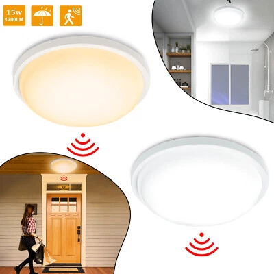 MARKENLOS Radar 15W Deckenlampe LED mit Bewegungsmelder Deckenleuchte Küche Flurleuchte DE