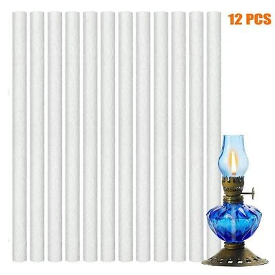 12pc Fiberglass Wicks for Tiki Torch Wine Bottle Replacement - Image 1 of 4