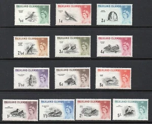 Falkland Islands 1960 Birds set to 5 shillings SG 193 - 205 mounted mint - Picture 1 of 1