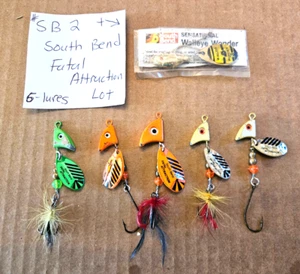 South Bend Fatal Attraction Lot / 6 Köder Lot - Spinning Spoons #SB 2 + andere - Bild 1 von 2