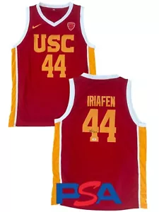 Kiki Iriafen Signed Autographed NCAA USC Trojans #44 Jersey PSA/DNA AUTO - Picture 1 of 3