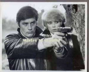 Alain Delon mit Gewehr Mireille Darc in Jeff Vintage 1969 Foto - Bild 1 von 2