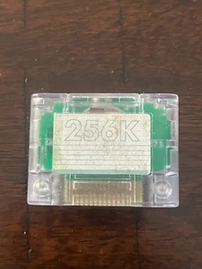Interact 256K N64 Nintendo 64 Memory Card Clear With Removable CR-2032 Battery - Picture 1 of 5