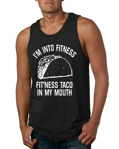 Camiseta sin mangas divertida para amantes de tacos entrenamiento novedad entrenamiento humor para hombres - Imagen 1 de 7