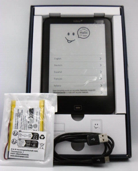 Tolino Vision 4 HD 6GB sehr guter eBook Reader * orig. Verpackung & A k k u Neu - Bild 1 von 4