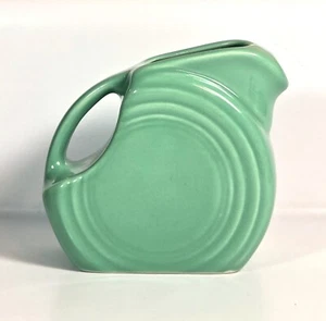 Fiesta Mini Disk Pitcher Sea Mist First Quality 5 Oz Retired Color - Picture 1 of 7