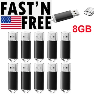 Lote de 10/20/50 unidades de unidades flash USB de 8 GB memorias pendrives de pulgar para almacenamiento - Imagen 1 de 15