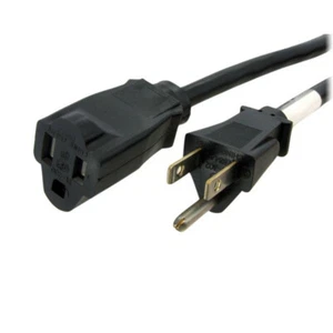StarTech 10FT NEMA 5-15R to NEMA 5-15P Power Cable - Picture 1 of 3