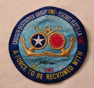 Original Republic of Korea ROK Cruiser Destroyer Group One Escort Flotilla Patch - Imagen 1 de 3