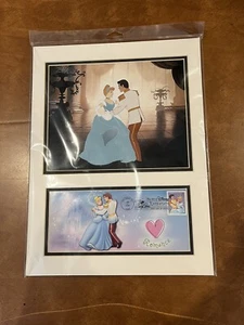 Disney Aschenputtel Romantik Serie Foto/Cover Druck von USPS - Neu - Bild 1 von 5