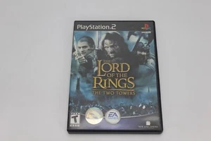 El Señor de los Anillos Las Dos Torres - Playstation 2 PS2, 2002 CIB Juego Etiqueta Negra - Imagen 1 de 6