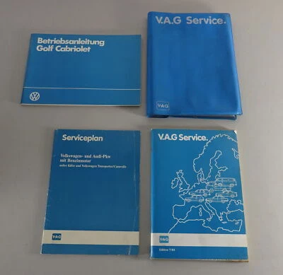 Manual de Instrucciones + Servicio VW Golf 1/ I Cabriolet Tipo 17 Stand 02/1984 - Imagen 1 de 4