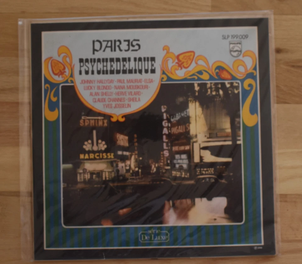 Paris Psychedelique Johnny Hallyday Various Artists Philips 1968 SLP 199.009 LP - Image 1 of 1